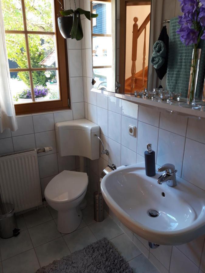 Ein Bett im Kornfeld - Haus Weitblick - mit Innenpool Schonfeld  Exterior foto