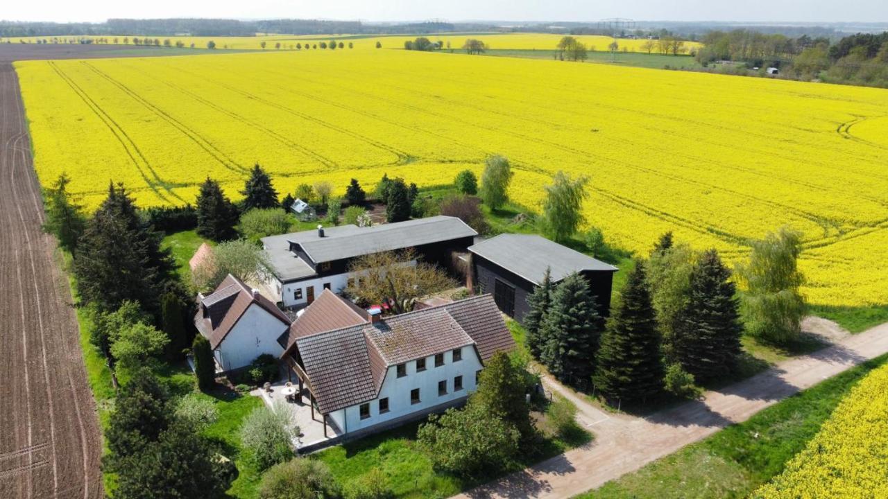 Ein Bett im Kornfeld - Haus Weitblick - mit Innenpool Schonfeld  Exterior foto